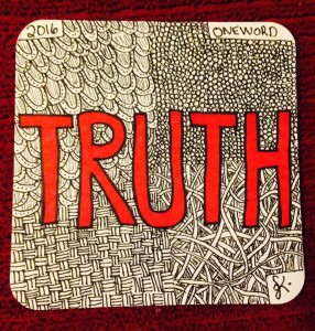 One Word 2016: TRUTH
