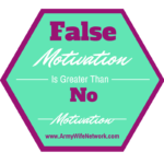False Motivation is Greater than No Motivation
